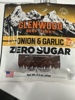 Beef Jerky - Onion & Garlic Zero Sugar