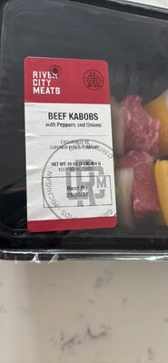 Beef Kabobs with Peppers and Onions