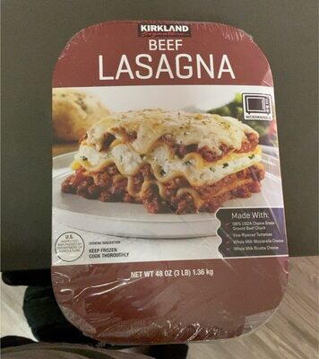 Beef lasagna