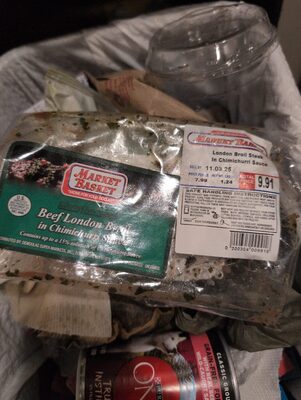 Beef London Broil In Chimichurri Sauce