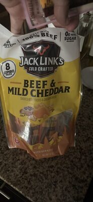 BEEF & MILD CHEDDAR SMOKED BEEF STICKS & CHEDDAR CHEESE