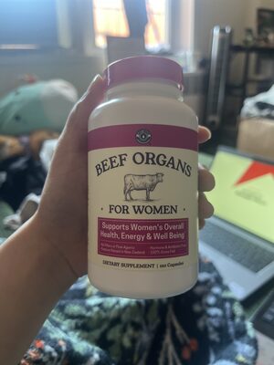 Beef Organs For Women 100% Grass Fed