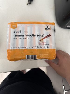 Beef Ramen Noodle Soup