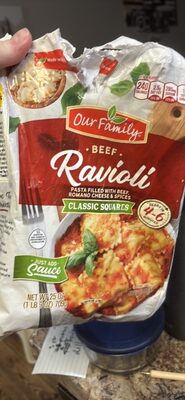 Beef Ravioli Classic Squares