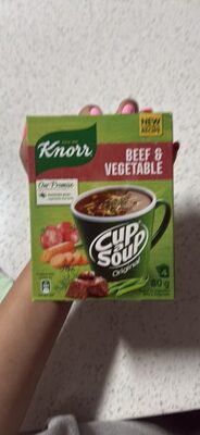 Beef & Vegetable Cup a Soup Original