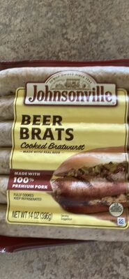 Beer Brats Cooked Bratwurst