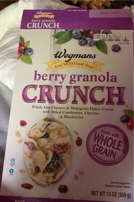 Berry granola crunch whole oat clusters & multigrain