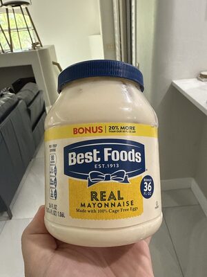 Best foods, real mayonnaise