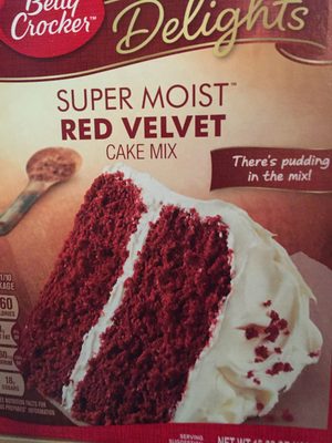 Betty Crocker Delights Super Moist Red Velvet Cake Mix