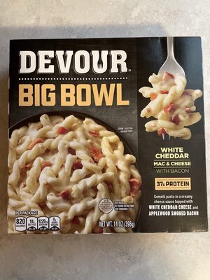 Big Bowl – White Cheddar Mac And Cheese With Bacon