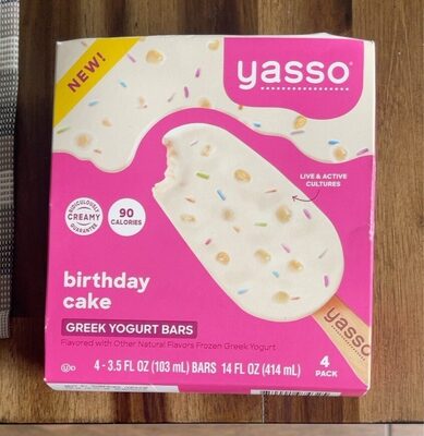 Birthday Cake Greek Yogurt Bars