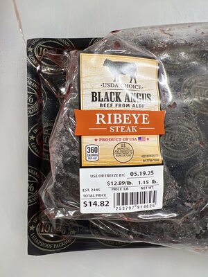 Black Angus Choice Ribeye Steak