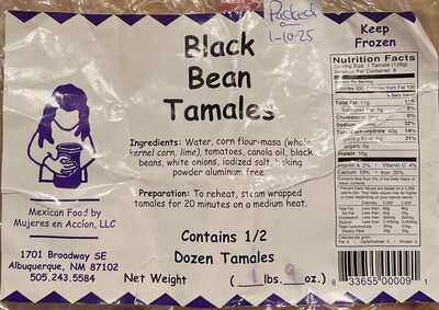 Black Bean Tamales