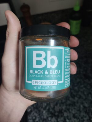 Black & bleu cajun & bleu cheese rub
