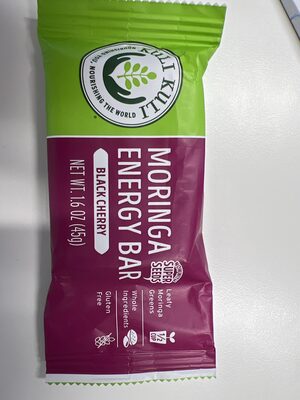 Black cherry moringa energy bar