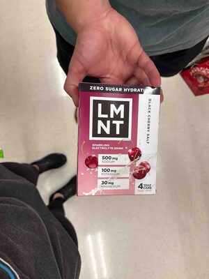 Black Cherry Salt Sparkling Electrolyte Drink