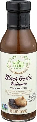Black garlic balsamic vinaigrette