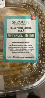 Black Pepper Chicken Sauté