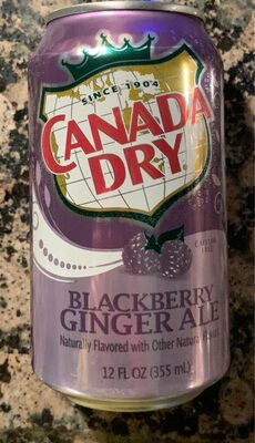 Blackberry ginger ale