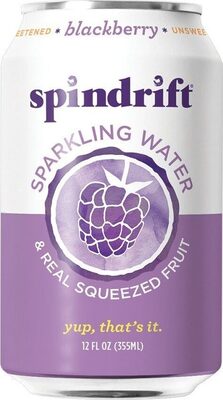 Blackberry Sparkling Water & Real Squeezed Fruit