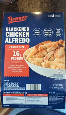 Blackened Chicken Alfredo