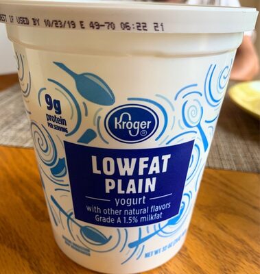 Blended grade a lowfat yogurt