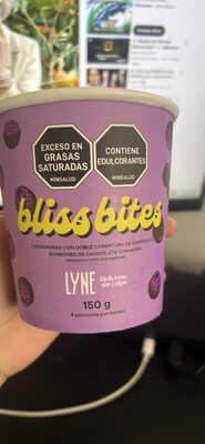 Bliss bites zarzamoras con doble cobertura de chocolate bombones de chocolate con mora