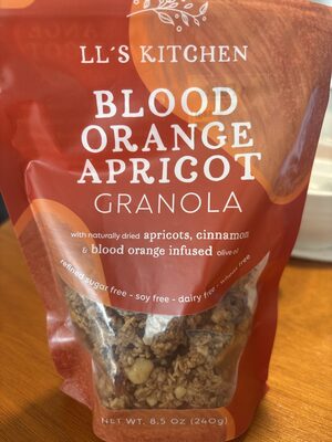 Blood orange apricot granola
