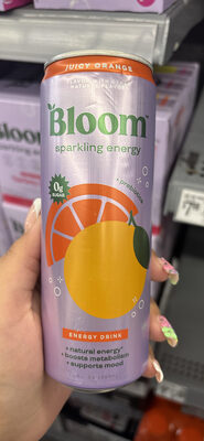 Bloom sparkling energy Juicy Orange
