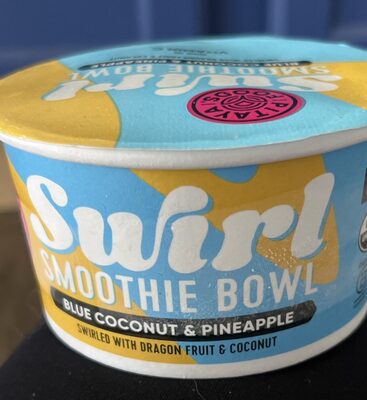Blue Coconut & Pineapple Swirl Smoothie Bowl
