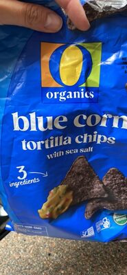 blue corn tortilla chips with sea salt