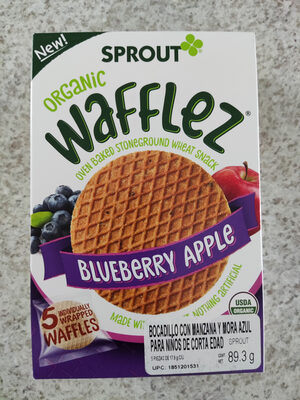 Blueberry apple oven baked stoneground wheat snack, blueberry apple