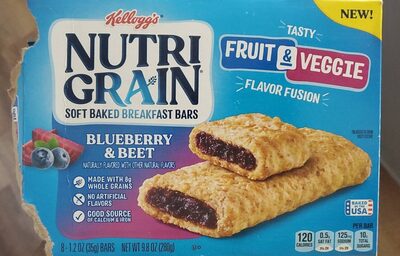 Blueberry & Beet Breakfast Bars