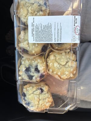 Blueberry Cream Muffins