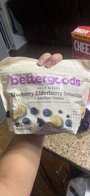 Blueberry Elderberry Smoothie + Ancient Grains