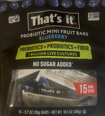 Blueberry Mini Fruit Bar