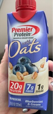 Blueberry with oats