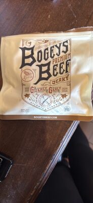 Bogey's Premium Beef Jerky Gnarly Garlic