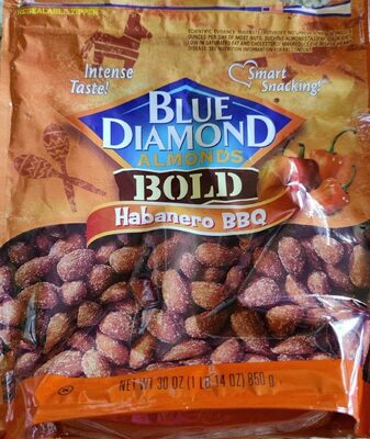Bold habanero bbq almonds