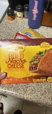 Bold Nacho Cheese Flavored Taco Shells
