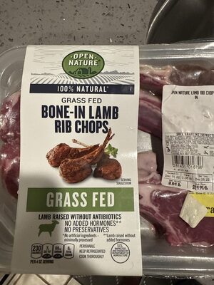 Bone in lamb chops