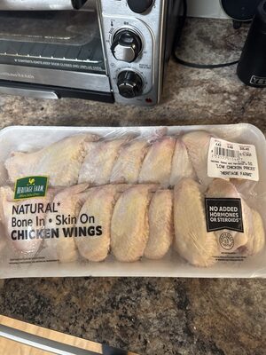 Bone In Skin On Chicken Wings