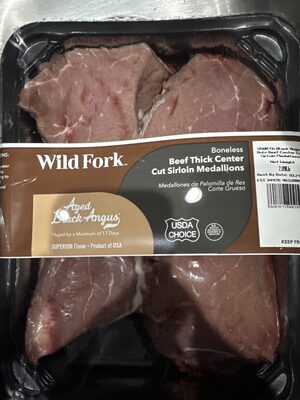 Boneless Beef Thick Center Cut Sirloin Medallions