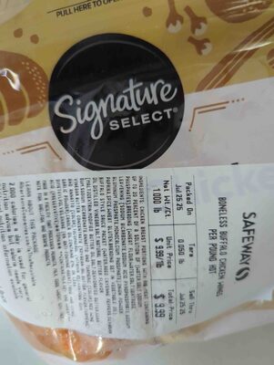 Boneless buffalo chicken wings hot