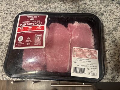 Boneless Center Cut Pork Loin Chops