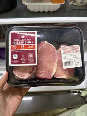 Boneless Center Cut Pork Loin Chops