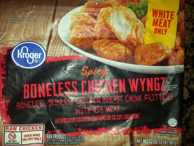 Boneless chicken wyngz