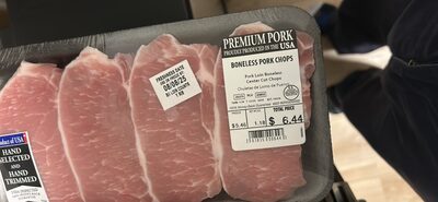Boneless pork chops
