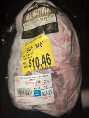 Boneless Pork Shoulder Butt Roast