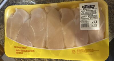 Boneless Skinless Breast Fillets With Rib Meat
